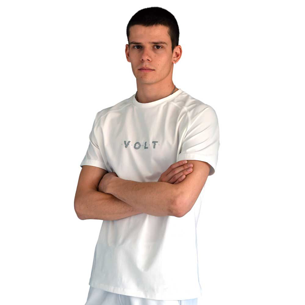 Volt Padel Performance Short Sleeve T-shirt Weiß L Mann von Volt Padel