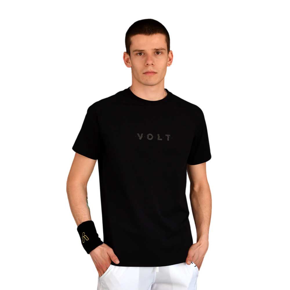 Volt Padel Performance Short Sleeve T-shirt Schwarz M Mann von Volt Padel