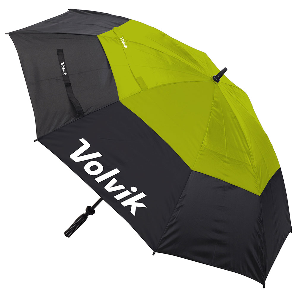 'Volvik Golf Regenschirm 64" schwarz/lime' von Volvik