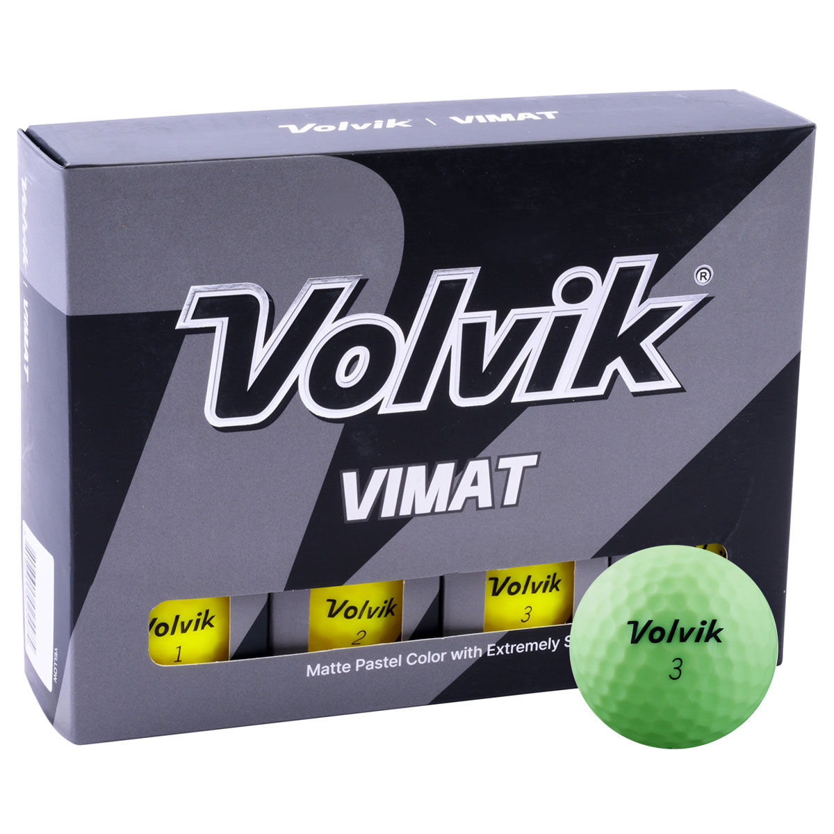 Volvik Green Dimple ViMat 12 Golf Ball Pack | American Golf, One Size von Volvik
