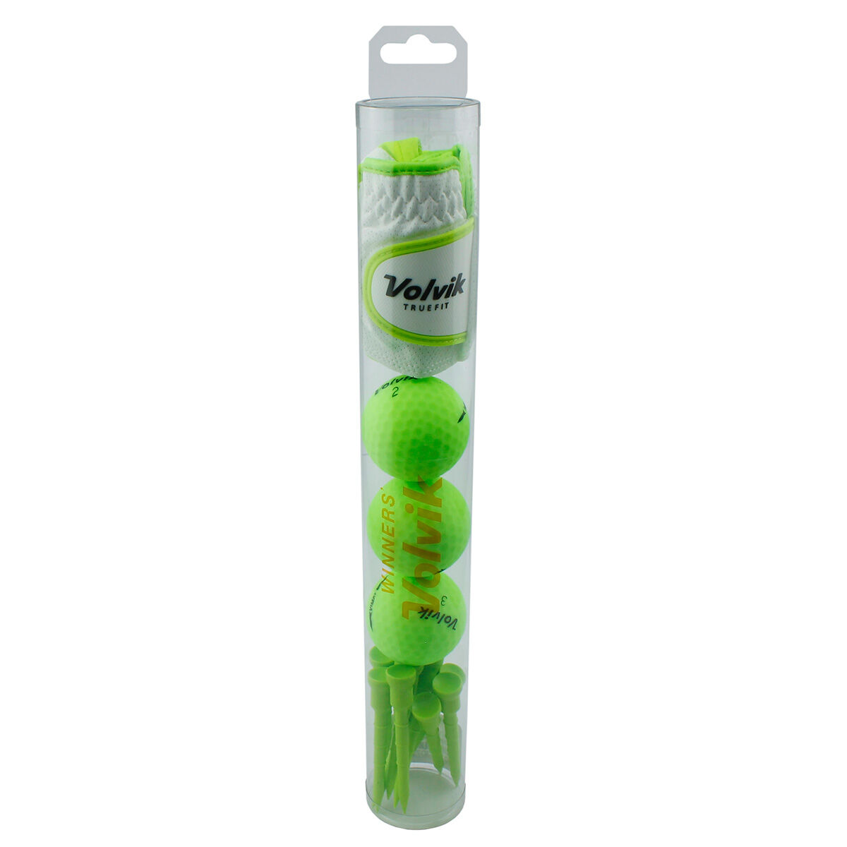 Volvik Green Matte Golf Gift Tube Pack, One size | American Golf von Volvik