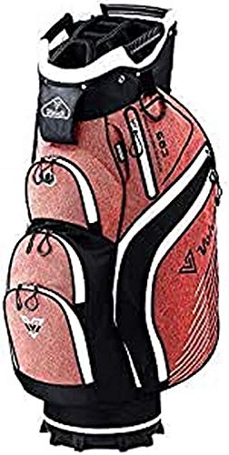 Volvik Unisex-Adult Jeans Cartbag golfwagen Tasche, Rot/Schwarz/Weiß, One Size von Volvik