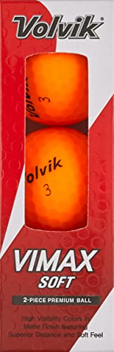 Volvik Unisex-Erwachsene Multi Golfball, Orange, Dutzend US von Volvik