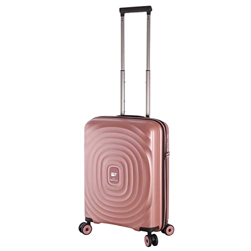 Von Cronshagen Reisetrolley Mogens | Stabiler Koffer in verschiedenen Größen | Hartschalenkoffer aus stabilem Material | mit TSA Zahlenschloss | Reisekoffer (Rose, S - Handgepäck 55cm) von Von Cronshagen