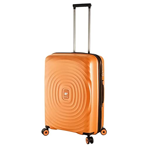 Von Cronshagen Reisetrolley Mogens | Stabiler Koffer in verschiedenen Größen | Hartschalenkoffer aus stabilem Material | mit TSA Zahlenschloss | Reisekoffer (orange, M - mittlerer Koffer 67cm) von Von Cronshagen