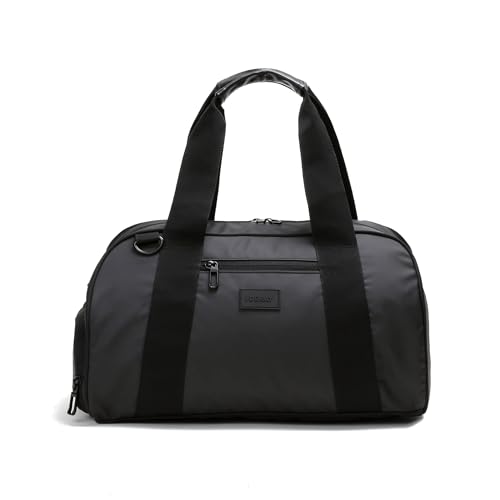 Vooray Burner Gym Sporttasche – 23L Fitness Tasche aus 20 Recycelten Plastikflaschen, 39 cm, mit Schuhfach, Wasserabweisend, Ideal für Sport & Reisen (Mattschwarz) von Vooray