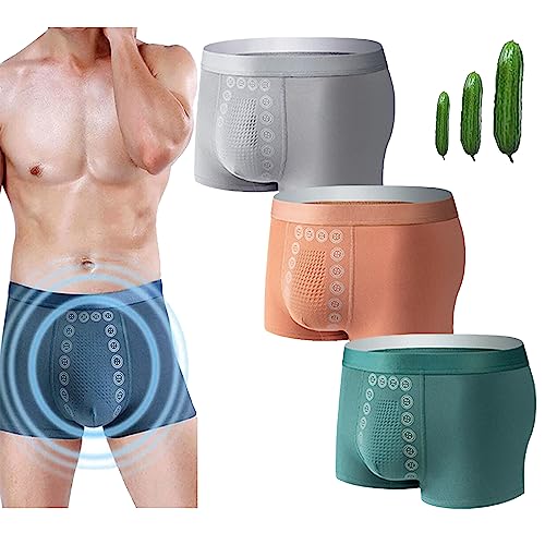 2023 New Energy Field Therapy Men's Underwear,EFT Energy Field Therapy Men's Underwear,Magnetic Therapy Men's Underwear (X-Large,3PCS-E) von Vopetroy