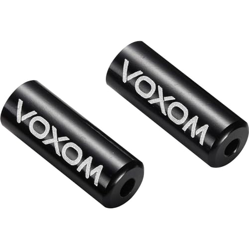 Voxom Anschlaghülsen Ka2 schwarz für Bremszüge (5,1mm), 100 Stk von Voxom