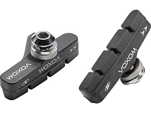 Voxom Bremsschuhe Road Brs14 Cartridge, 2 Stück, universal Basis-Set, 718000120 Bremsen/bremsbeläge, schwarz, One Size von Voxom