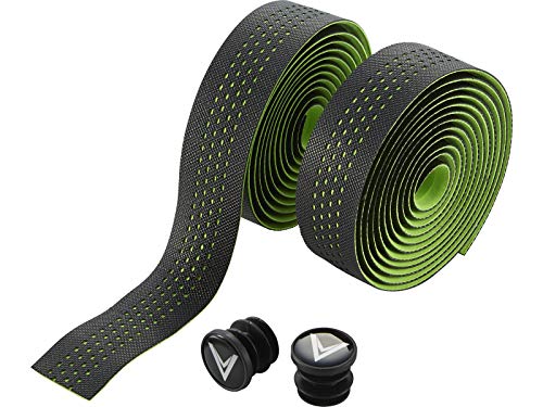 Voxom Lenkerband Silikon Gb8 neon reflektierend Griffe, schwarz, 185 x 3 cm von Voxom