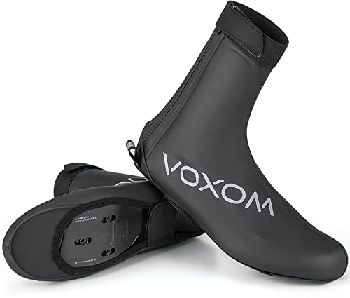 Voxom Unisex – Erwachsene 1 Fahrradüberschuhe, schwarz, XXL von Voxom