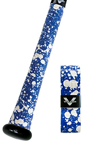 Vulcan Unisex-Erwachsene V175-BLUSPLT Blue Splatter Standard Schlägergriff 1,75 mm, Blauer Spritzer, 1.75mm Bat Grip von Vulcan