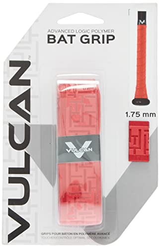 Vulcan Unisex-Erwachsene V050-RED Hellrot, 0,50 mm, 0.50mm Bat Grip von Vulcan