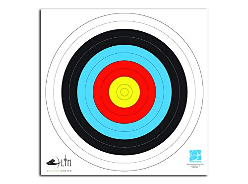 YAK Archery WA Papier-Scheibenauflagen (ø 40cm / 10 Blatt) inkl.Aufkleber est-bogensport von YAK Archery