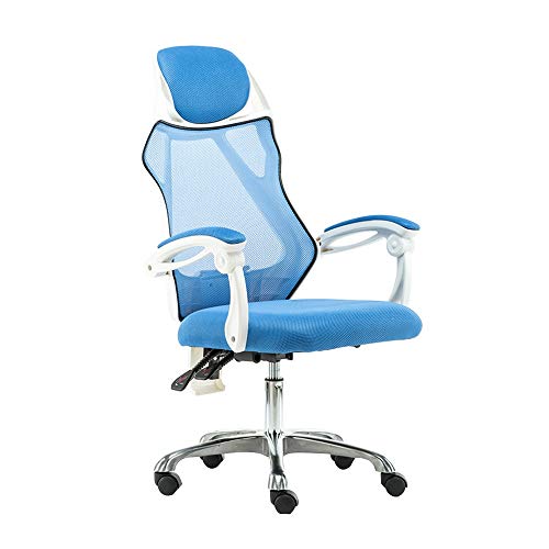 Computerstuhl, Chef- und ergonomischer Drehstuhl, höhenverstellbarer Gaming-Stuhl aus Stoff mit hoher Rückenlehne, einteiliger Bürostuhl mit verstellbarer Rückenlehne für Büro-Besprechungsräume To von WADRBSW