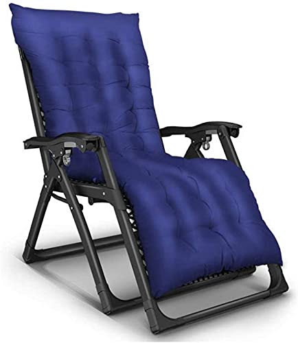 Klappbarer Liegestuhl, robust, Sonnenliege, G-Fell, Camping, G-Deckstühle, klappbar, Zero-Gravity-Liegestuhl, verstellbar, wasserdicht, Chaiselongues aus Metall für Büro im Freien, benötigt To pursue von WADRBSW