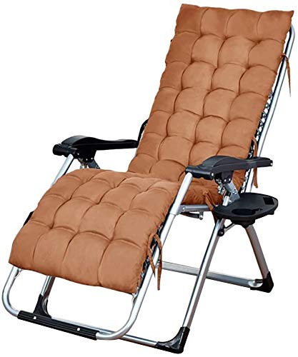 Liegestuhl, Sonnenliege, klappbare Sonnenliege für schwere Menschen, Outdoor-Garten, verstellbarer Liegestuhl, Terrassenliegestuhl, tragbarer Liegestuhl mit Nackenkissenunterstützung, 200 kg (Farbe, von WADRBSW