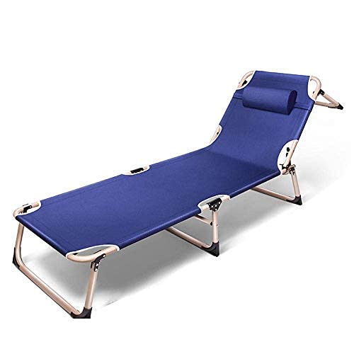 WADRBSW Klappbarer Garten-Sonnenliegestuhl, Zero-Gravity-Liegestuhl, bewegliche Kopfstütze, tragbarer Liegestuhl für Entspannung in Mehreren Winkeln to Pursue Happiness von WADRBSW