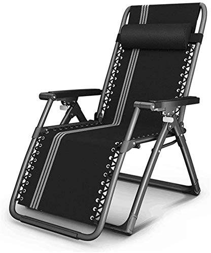 WADRBSW Leichter Lounge-Stuhl, Freizeit-Lounge-Stuhl, tragbarer Klapp-Liegestuhl für Reisen im Freien, Strand, Camping, Sonnendeck, schräger Stuhl für die Mittagspause im Innenbereich, Lazy Chair mit von WADRBSW