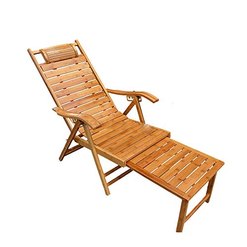WADRBSW Sonnenliege, zusammenklappbar, Siesta-Bambus-Liegestuhl, Schaukelstuhl, Cool-Stuhl für Erwachsene. Wie abgebildet, Werden 4 Stühle benötigt to Pursue Happiness von WADRBSW