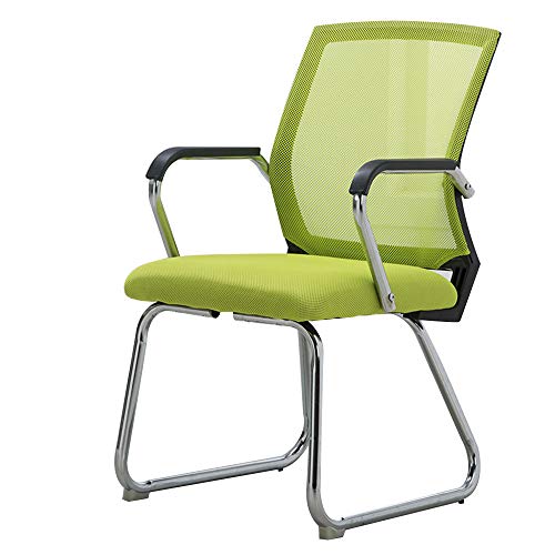 WADRBSW _Store Stuhl, Feste Armlehne, Rahmen aus Titanlegierung, ergonomisches Design, passt Sich der Körperkurve an, Haushaltscomputer/Bürostuhl, 4 Farben (Farbe: Grün) to Pursue Happiness von WADRBSW