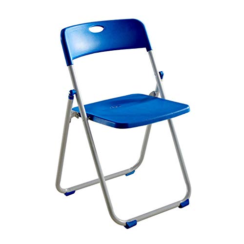 WAGXIyU Möbel-Klappstühle, doppelte Unterstützung, Büro-Rücken-Klappstuhl, Home-Rest-Klappstuhl, Outdoor-Freizeitsitz (Farbe: Blau, Größe: 44,5 x 41 x 90 cm)/Blau/44,5 x 41 x 90 cm von WAGXIyU
