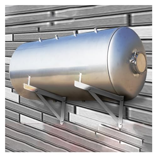 Pressure Tank 100 160 200 250 300 500 L Wasserdrucktank aus Edelstahl für Brunnenpumpe, horizontale Wasserspeicherblase mit Wandhalterung und Montagesatz für Druckwassersystem ( Size : 100L/26.4GaL ) von WAHHWF