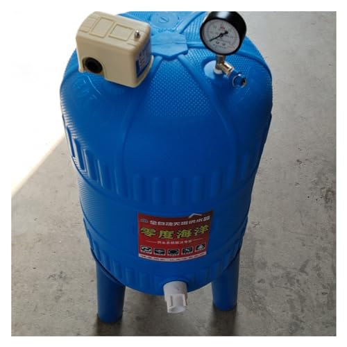 Pressure Tank 50L 60L 100L 120L 150L 200L Wasserdrucktank für Brunnenpumpen/Wassersystem, vertikale PE-Wasserspeicher-Blasenbehälter mit kleinem Fassungsvermögen, unter Druck stehende Brunnentanks ( S von WAHHWF