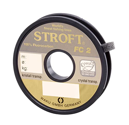 Schnur STROFT FC2 Fluorocarbon 25m, 0.450mm-13.5kg von WAKU