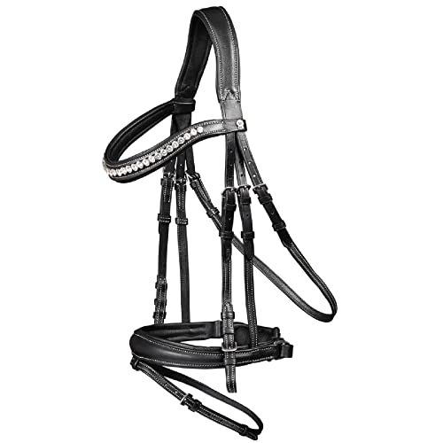 WALDHAUSEN Waldhausen X-Line Trensenzaum Supersoft Joy, VB, schwarz von WALDHAUSEN