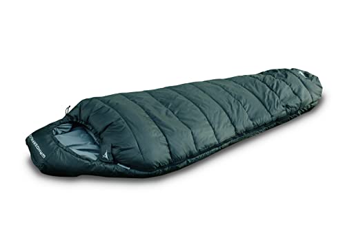 WANDERFALKE® Premium Schlafsack (Alpinist), 3-4 Jahreszeiten +5 bis -10°C für Camping, Wandern, Reise, Outdoor von WANDERFALKE