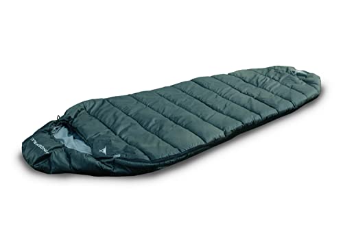 WANDERFALKE® Outdoor Schlafsack (Wanderer), 3 Jahreszeiten +25°C bis +10°C, hochwertig verarbeitet von WANDERFALKE