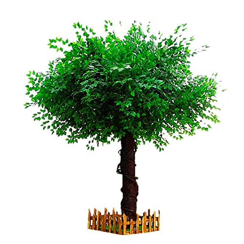 Künstlicher Ficus-Baum, künstlicher Ficus-Baum, künstlicher Ficus-Baum, künstliche grüne Banyan-Bäume, künstlicher Banyan-Baum, Ficus-Baum, Wunschbaum, künstlicher Baum für drinnen und draußen, 1,5 x von WANGLL