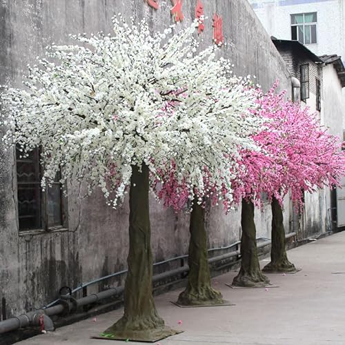 Künstlicher Kirschblütenbaum, künstliche Pflanze, Kunststoff-Hängestock-Sakura-Girlande, für Hochzeitsveranstaltungen, Innen- und Außenbereich, Party, Restaurant, Einkaufszentrum, Seidenblume, 3,5 m von WANGLL