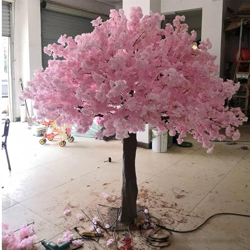 WANGLL Künstlicher Kirschblütenbaum, künstliche Pflanze für Hochzeitsveranstaltungen, drinnen und draußen, Party-Dekoration, künstlicher Fiberglas-Kirschbaum, 2,5 x 2 m von WANGLL