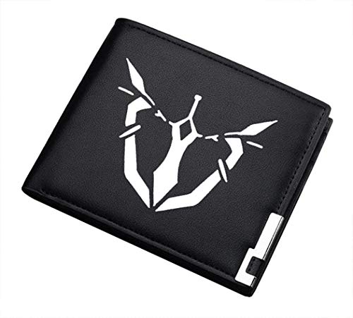 WANHONGYUE Honkai Impact 3 MmiHoYo Spiel Leuchtend Bifold Brieftasche Kunstleder Schlanke Geldbörse Portemonnaie Lumineux 2 / B von WANHONGYUE