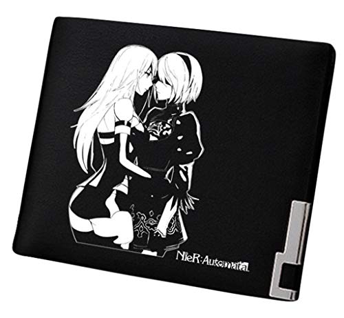 WANHONGYUE NieR:Automata Spiel Bifold Brieftasche Kunstleder Schlanke Geldbörse Portemonnaie Kreditkartenhülle /14 von WANHONGYUE