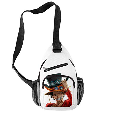 WANHONGYUE One Piece Anime Umhängetaschen Brusttasche Wandertasche Schultertasche Sling Crossbody Bag / 12 von WANHONGYUE