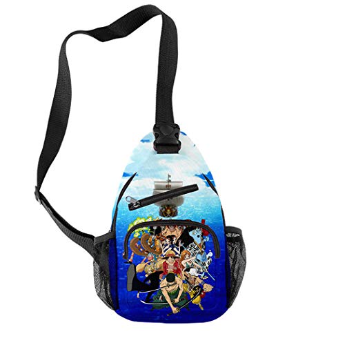 WANHONGYUE One Piece Anime Umhängetaschen Brusttasche Wandertasche Schultertasche Sling Crossbody Bag / 14 von WANHONGYUE