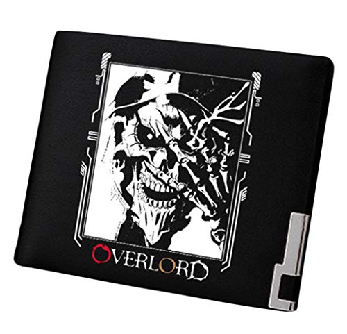 WANHONGYUE Overlord Anime Bifold Brieftasche Kunstleder Schlanke Geldbörse Portemonnaie Kreditkartenhülle /10 von WANHONGYUE