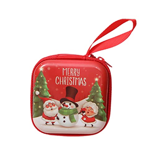 Weihnachten Lagerung Tasche Cartoon Print Geldbörse Für Kreative Platz Weißblech Tasche Mit Für Münze Karte Süßigkeiten Weihnachten Lagerung Tasche von WATERBELINE