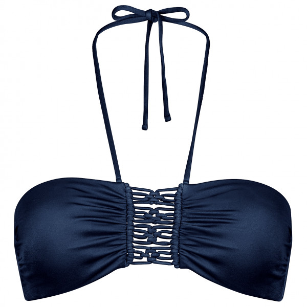 Watercult - Women's Makramé Love Bikini Top 7687 - Bikini-Top Gr 38 blau von WATERCULT