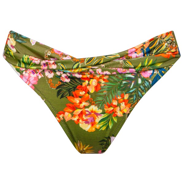 Watercult - Women's Sunset Florals Bikini Bottoms 640 - Bikini-Bottom Gr 36;38;40;42;44 oliv von WATERCULT