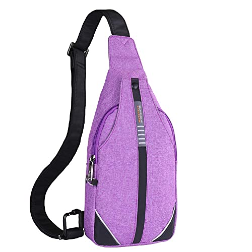 WATERFLY Anti-Diebstahl Sling Bag für Damen und Herren Brusttasche Hippie Crossbody Bag Multipurpose Daypack von WATERFLY