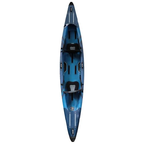 Torpedo Wattsup aufblasbares Kajak für 2-Sitzer – 426 x 78 cm (13'9" x 31") – Dropstitch 100% Hochdruck – Komplettpaket – max. 220 kg von Wattsup