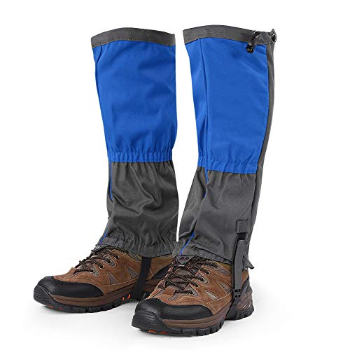 WBTY 1 Paar wasserdichte Gamaschen für Sport, Klettern, Wandern, Legging, Schuh- und Stiefelüberzug für Erwachsene (Blau) von WBTY