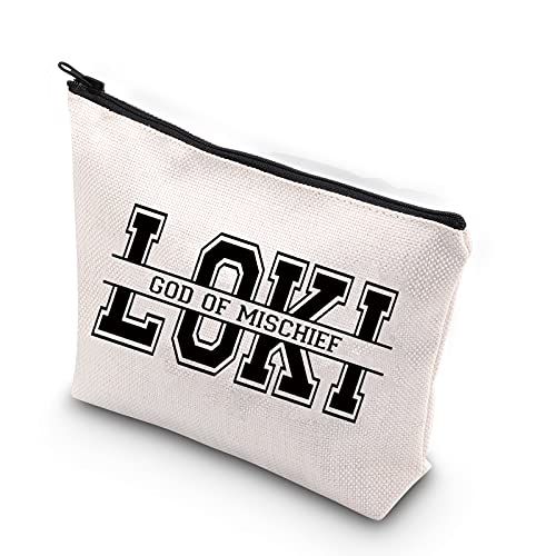 WCGXKO Superhelden-Fans-Geschenk, Loki-Reißverschlusstasche, Make-up-Tasche für Filme und Mädchen, Loki God of von WCGXKO