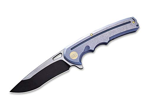 WE Knife Unisex – Erwachsene 611C Taschenmesser, blau, 9.5 von WE Knife