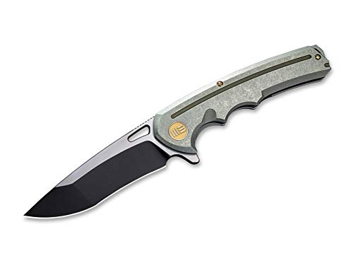 WE Knife Unisex – Erwachsene 611E Taschenmesser, grün, 9.5 von WE Knife
