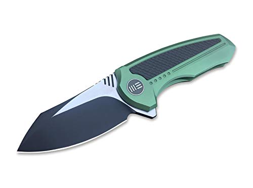 WE Knife Unisex – Erwachsene 717E Valiant Taschenmesser, Silber, 7.6 von WE Knife